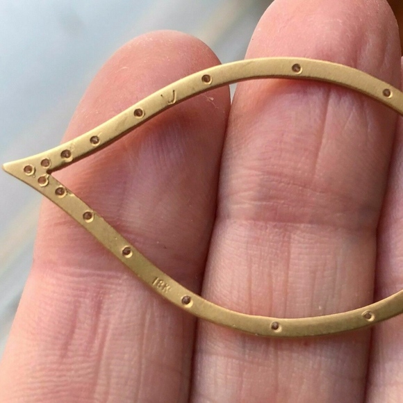 **SOLD** ~ JAMIE WOLF ~ 18K Yellow Gold and Diamond Earrings - Picture 4 of 13